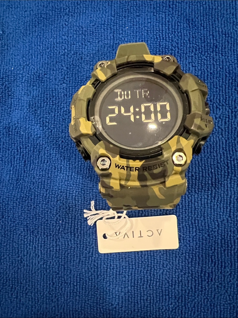 Ativa Camouflage Digital Sports Watch - Green and Black